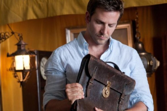 picture of bradley cooper as Rory with the briefcase